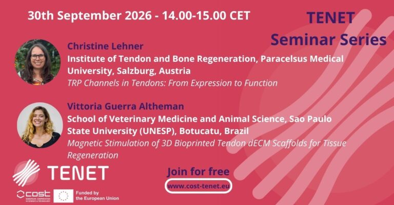 TENET seminar – September 30th 2026