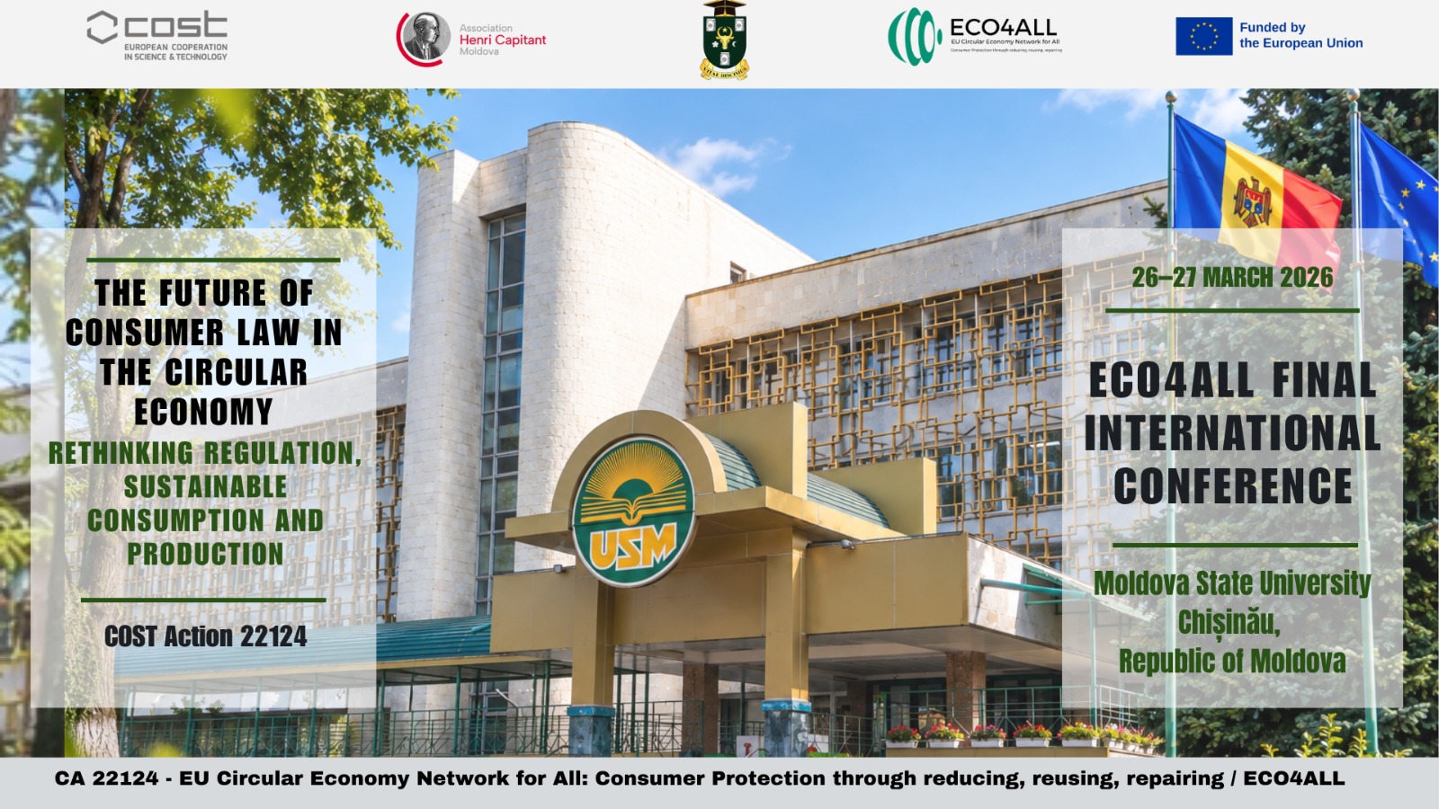 Call for Papers – ECO4ALL Final International Conference, Chișinău, 26–27 March 2027