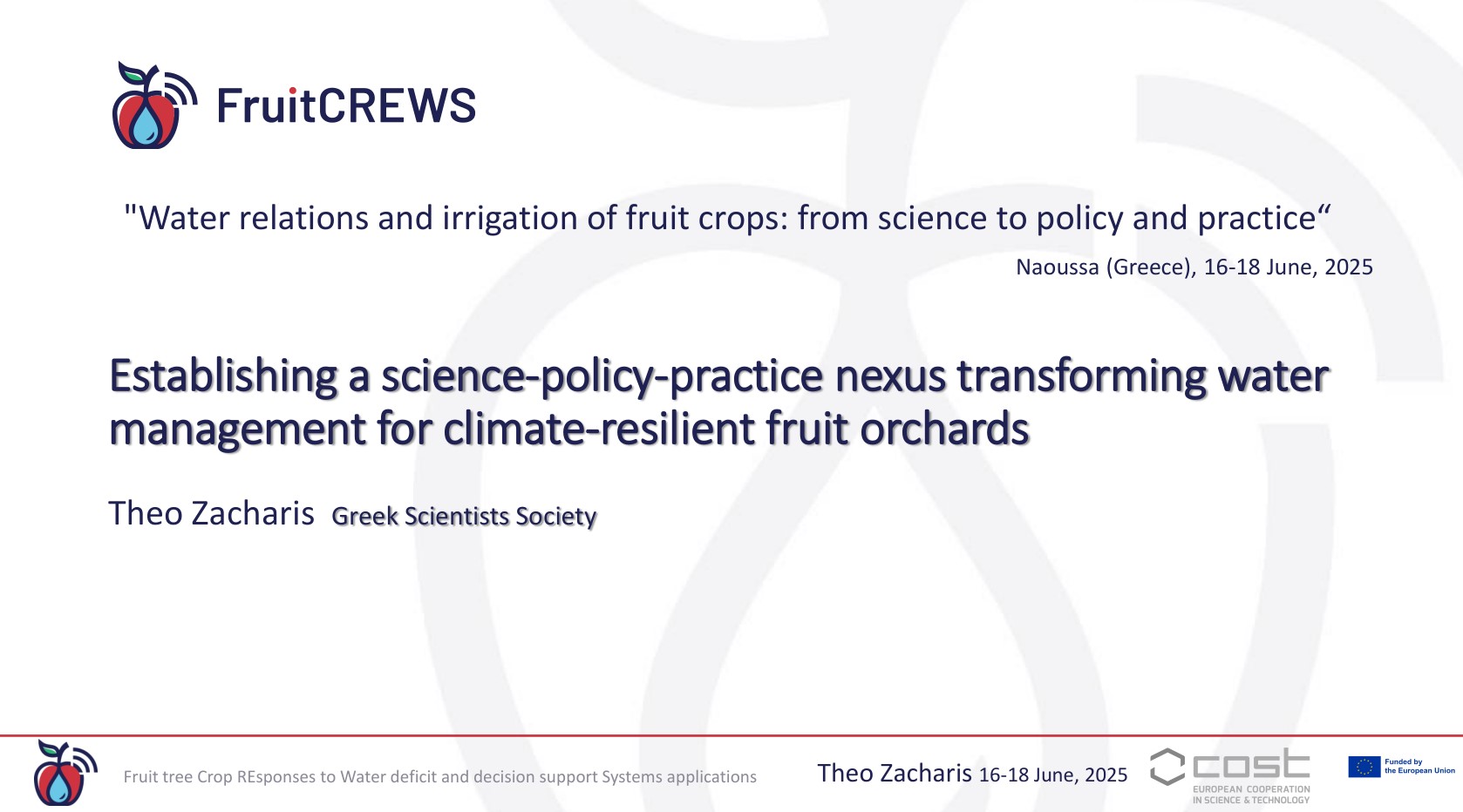 Science-policy-practice nexus