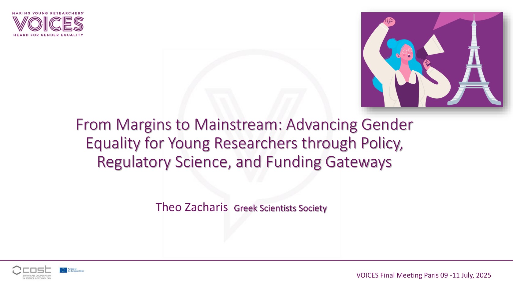 Gender equality in research